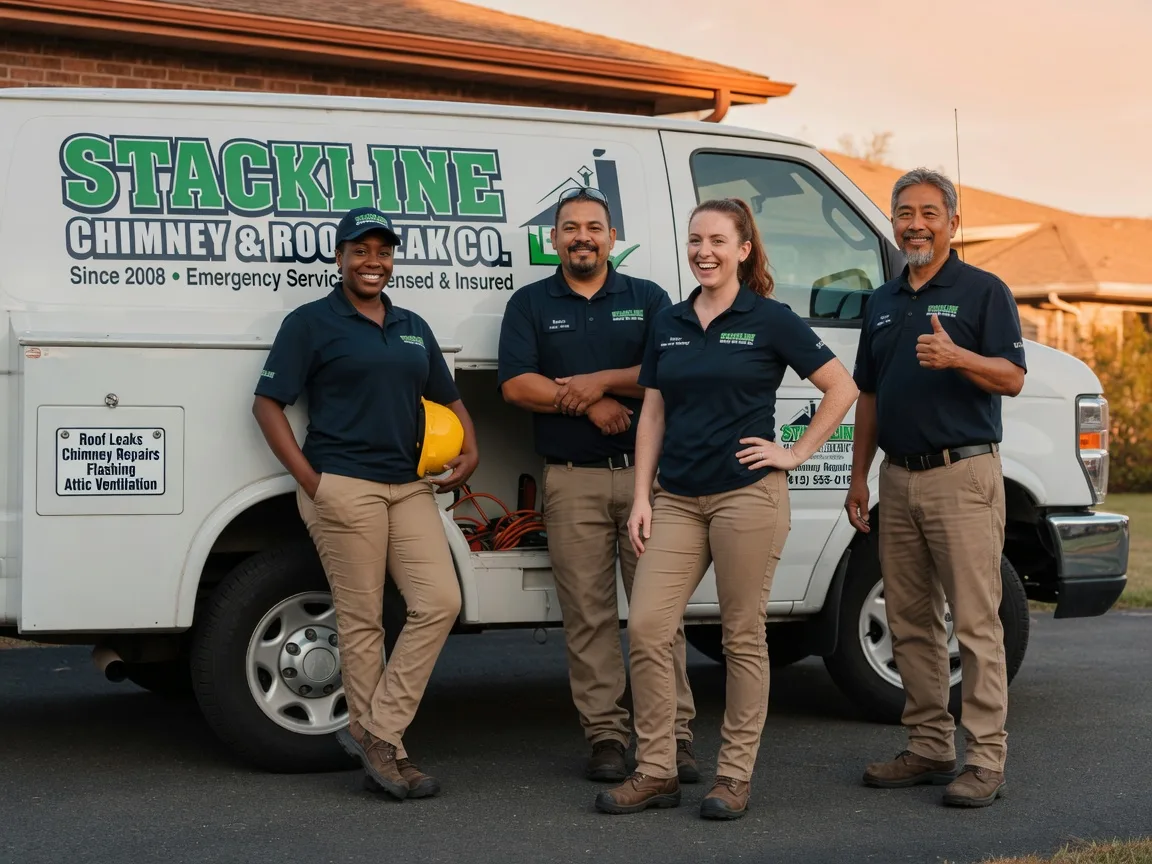 Chimney flashing repair company in Kenmore, WA